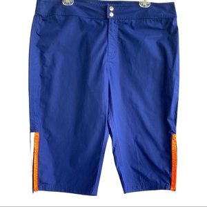 Men's blue Pony shorts. Sz L